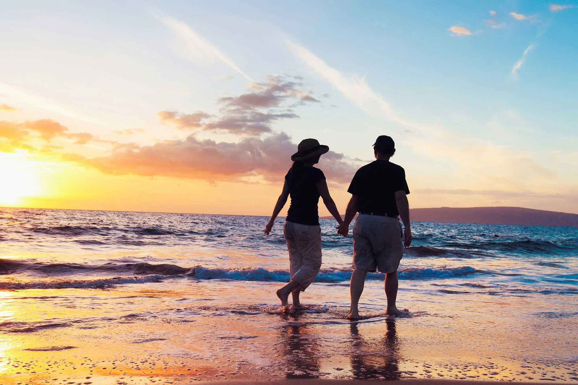 couple on beach